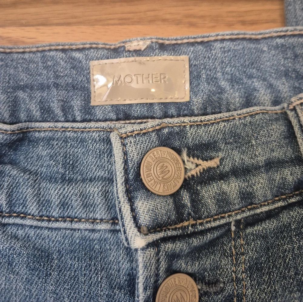 Mother The Pixie Dazzler Ankle Fray In Boogie Down Cotton Stretch Jeans(27) - Picture 9 of 13